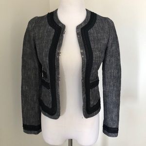 Banana Republic Tweed with ruffle jacket